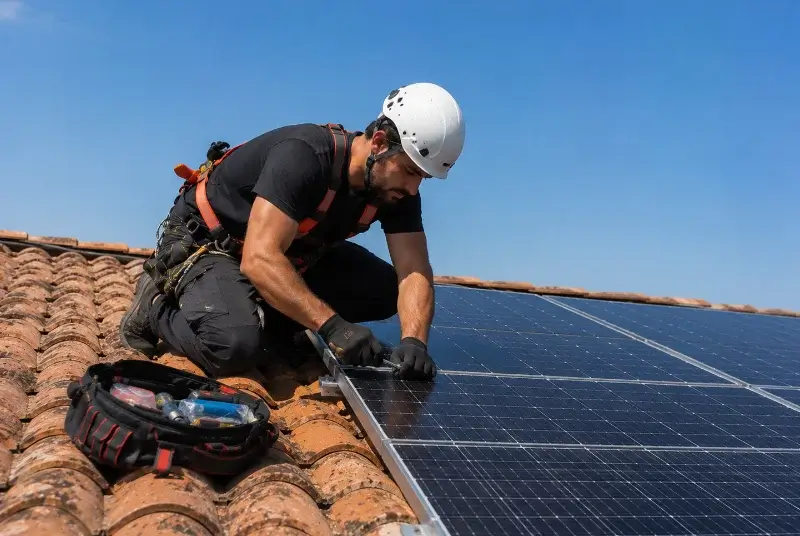 Maintenance et monitoring de panneaux solaires à Bouliac