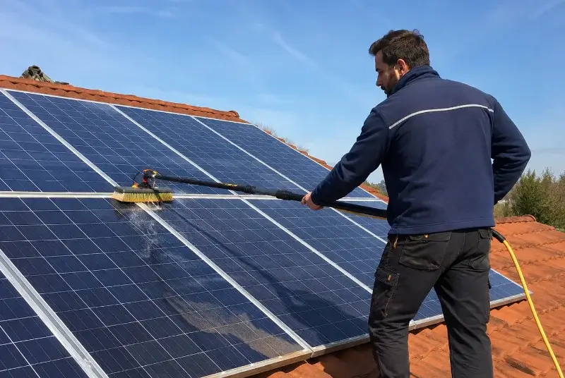 Nettoyage et entretien de panneaux solaires à Bouliac